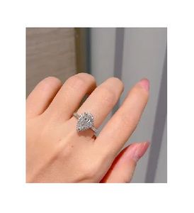 Bagues en platine PT950 avec diamants de laboratoire, plus de 100 styles prêts à être expédiés, bijoux de luxe en gros provenant d'une usine chinoise, MOQ 2 pièces - Product Image 1