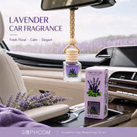 Diffuseur d'huiles essentielles pour voiture, flacon en verre de 8 ml, bouchon en bois, parfum pour voiture, désodorisant longue durée pour hommes, femmes, unisexe