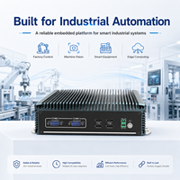 Computadora Business Edge con Doble LAN, USB, COM, HD, VGA, Almacenamiento MSATA y SATA para Terminal Inteligente, Compatible con Windows y Linux, Mini PC Empresarial