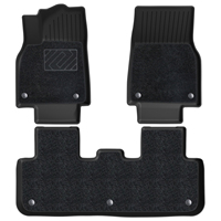 Accessoires intérieurs pour Tesla Model Y EV : Tapis de sol monocouche, surface de couverture effet ciel étoilé, surface de couverture en fil incurvé pour la partie avant.