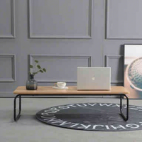 Table basse de luxe en fer forgé au design nordique, mobile pour usage domestique
