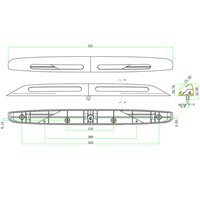 TYTXRV Accessoires de caravane 12V 6W RV Camper LED Auvent Porche Lumière Imperméable RV Van Camping Car Trailer Lumière extérieure