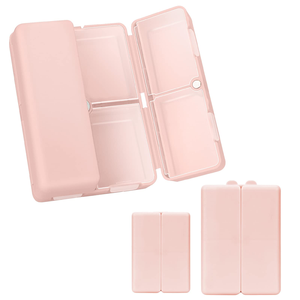 Estuche Portátil Plegable para Viaje, Organizador de Joyas y Artículos Pequeños, Sellado Individual, Contenedor de Vitaminas y Pastillas - Product Image 1