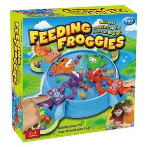 Juguetes Educativos BGL para Niños, Juego de Mesa Interactivo para Padres e Hijos, Cuatro Jugadores, Rana Hambrienta Come Frijoles, para Niños de 2 a 4 Años - Product Image 3