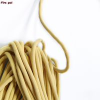Corde statique ignifuge de 10 mm (3/8'') en fibre filamentaire résistante au feu pour spectacle de danse avec effets de feu et équipement de danse flamboyante