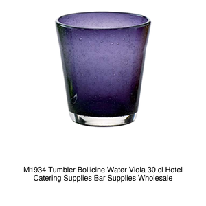 Verre à eau à bulles violettes 30 cl H 9 cm Ø 8,6 cm M1934 - Product Image 2
