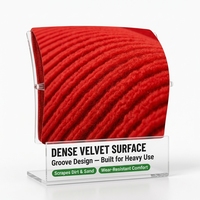 High Quality Polyester Striped Modern Hotel Office Entrance Carpet Floor Mats Non-Slip Dust Removal Washable Welcome Matting