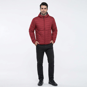 Chaqueta Acolchada Personalizada para Hombre, Ropa de Invierno, Cuello Alto de Lona, Logotipo Frontal, Transpirable, Secado Rápido, Acolchado Regular, Lisa - Product Image 1