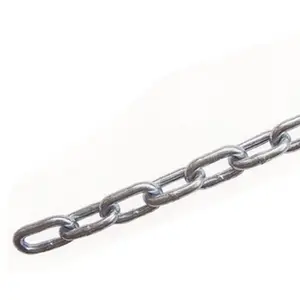 Japanese Standard 304 Stainless Steel Link Chain M5 * 0.6 meters Inner length 28mm Inner width 8mm Heavy Duty Welded Metal Chain