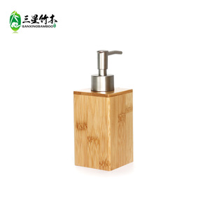 <b>Bamboo</b> press-type replacement dispensing bottle, <b>bamboo</b> soap dispenser, lotion <b>container</b> manufacturer, customizable wholesale, - Product Image 2