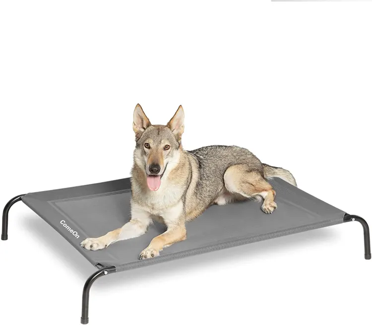 Cooling Raised Luxury Elevated Dog Bed Cot Pet Breathable Mesh Indoor and Outdoor Cama elevada para perros Elevated Dog Bed