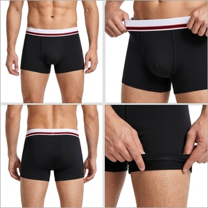 Paquete de 3 Calzoncillos Boxer Ecológicos para Hombre, Marca Carer, con Almohadilla Absorbente Lavable de 80 ml, Diseño Gris Claro, Talla 3XL - Product Image 2