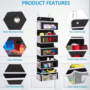 ที่แขวนประตูแบบ 4 ช่องพร้อมหน้าต่างใสสำหรับห้องนั่งเล่น/ห้องนอน หอพัก - Product Image 4