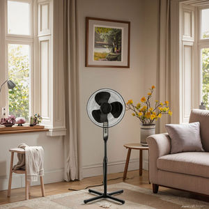 <b>Standing</b> <b>Fan</b> Cross Base Oscillating Low Noise High Speed Air Cooling <b>Fan</b> for Commercial Hotel Household Use Energy - Product Image 3