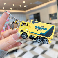 Porte-clés en alliage de camion, modèle de camion, cadeaux promotionnels, porte-clés de camion, porte-clés en métal solide personnalisé, porte-clés en plastique
