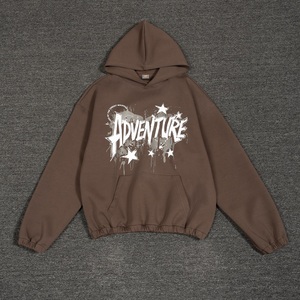 Haute Qualité Sublimation Surdimensionné Broderie Sans Fil Impression À Capuche Personnalisé <span class=keywords><strong>Lourd</strong></span> Épais Polaire Vêtements Boxy Cropped Hoodies - Product Image 1