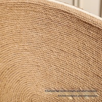 Chaise longue moderne de luxe écologique pour chat en carton ondulé avec corde en toile de jute pour anniversaire, en carton coquille d'œuf