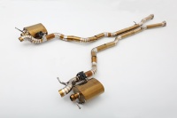 Système d'échappement à soupape en acier inoxydable/titane 304 personnalisé conçu spécifiquement pour Bentley Continental 4.0T V8