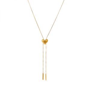 Collier pendentif personnalisé en acier inoxydable 316l plaqué or 14k 18k résistant à l'eau, collier en forme de cœur pour femmes - Product Image 6