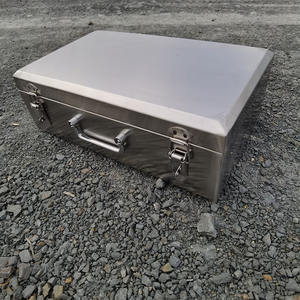 Caja de herramientas de metal con bisagras Ip67 Caja de conexiones eléctricas Caja de distribución de caja de acero inoxidable impermeable para exteriores - Product Image 6