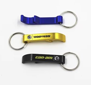 Décapsuleur multifonction en alliage d'aluminium, sérigraphié, écologique, durable, économique, avec logo personnalisé, porte-clés - Product Image 2