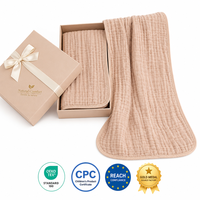 Toalla de Muselina de Bambú y Algodón de Seis Capas para Recién Nacidos, Ultra Suave, Gasa de Burbujas 3D, Paño Absorbente para