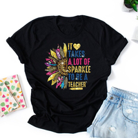 Impression DTF en gros « Il faut beaucoup de brillance pour être enseignant » pour vêtements