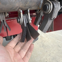 Trituradora de Césped con Motor de Gasolina de 10.5 HP 190F, Desbrozadora de Grado Comercial de Alta Calidad, Doble Eje, Arranque por Retroceso, 48 Cuchillas de Martillo
