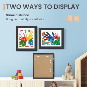 Cadre <span class=keywords><strong>photo</strong></span> A4 en PS écologique pour enfants, ouvrable, pour le rangement et l'exposition de dessins et créations artistiques - Product Image 6