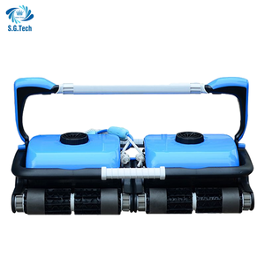 Corona de agua Robot de limpieza automático de doble cabeza Máquina de succión de aguas residuales de escalada de pared de alta potencia Herramientas DE LIMPIEZA DE PISCINAS Accesorios - Product Image 2
