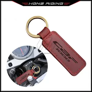 Porte-clés en cuir de vache pour moto <span class=keywords><strong>Honda</strong></span> CBF1000 <span class=keywords><strong>CBF</strong></span> <span class=keywords><strong>1000</strong></span> - Product Image 2