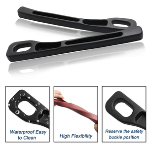 Relyus Universale in Poliuretano per Sedili Auto, Guarnizione Antiscivolo per Fessure Laterali con Vano Portaoggetti, Accessori per Interni Auto - Product Image 5