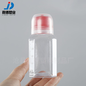 Fish bait plastic <b>bottle</b> 60ml pointed spout transparent fish bait <b>small</b> plastic <b>bottle</b> 100ml square transparent fish food fish - Product Image 4
