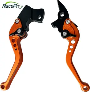 Racepro Mới Đến CNC Nhôm Ngắn Xe Máy Có Thể Điều Chỉnh CNC Ly Hợp Đòn Bẩy Phanh Đòn Bẩy Cho Ktm Duke 390 Duke 125/200 RC 390