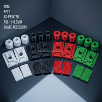 Accesorios para Patinetas Impresos en 3D con Tecnología FDM, Separadores de Ruedas de PETG, Piezas Personalizadas para Patinetas, Equipo Deportivo OEM