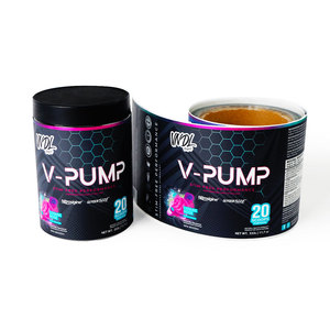 Tùy Chỉnh Bổ Sung Chai Nhãn Matte Phim Bề Mặt Sticker Không Thấm Nước Dính In Ấn Dinh Dưỡng Sản Phẩm Jar Bao Bì Nhãn - Product Image 1