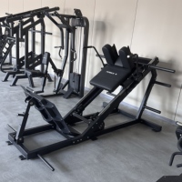 Machine de Squat Bilatéral Power X Fitness, Presse à Jambes Linéaire, Équipement d'Entraînement de Compression Intégré
