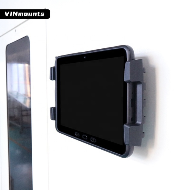 Universal Hands-Free Magnetic Tablet Holder for Cabinet/Fridges/Metal Rack/Whiteboard/Gym Equipment