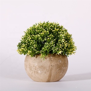 QSLH-PE002 ホームデコレーション卸売 人工プラスチック植物 鉢付き スタイリッシュで耐久性のある室内庭園アクセサリー - Product Image 6