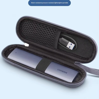 Sac de rangement pour disque dur mobile personnalisable, étui antichoc en EVA, design léger et portable
