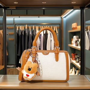 Sac à main de luxe à bandoulière unique <span class=keywords><strong>Mona</strong></span> <span class=keywords><strong>Lisa</strong></span> Sac à oreiller Boston de grande capacité en cuir PVC de haute qualité pour les aisselles - Product Image 1