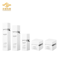 Ensemble de flacons et pots cosmétiques de luxe FUYAO pour soins de la peau : flacon pompe en verre pour toner et lotion (50g, 30ml, 100ml, 120ml) et pot vide pour crème visage