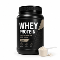 Poudre de Protéine de Lactosérum Haute Teneur pour Adultes Marque Blanche, Formule Personnalisée OEM, Supplément Nutritionnel Sportif, Bénéfices pour la Croissance Musculaire, Faible Teneur en Sucre