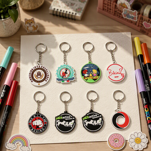 Porte-clés et sangles de poignet personnalisés en PVC, acier inoxydable et <span class=keywords><strong>caoutchouc</strong></span> souple, imprimés en typographie, avec motifs de dessins animés 2D/3D en relief, ouvre-bouteilles - Product Image 2