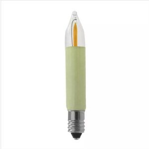 T10 E10 Base LED Filament Verticale Kaarslamp 8V 0.5W Warm Wit Kerstlampjes E10 Kleine Schacht Kaarslamp voor Feestverlichting - Product Image 3