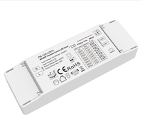 Driver LED CC dimmable Skydance PB-12A-L(WT) 100-240VAC avec contrôle WiFi via l'application Tuya et télécommande RF pour éclairage LED