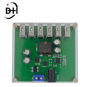 <span class=keywords><strong>DC</strong></span> <span class=keywords><strong>DC</strong></span> 12V-36V a 5V 8A <span class=keywords><strong>6</strong></span> sei USB uscita Buck convertitore scheda Step Down modulo di alimentazione del trasformatore caricabatterie per auto ad alta velocità - Product Image 4