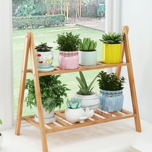 Vườn Nguồn Hiện Đại Hai Lớp Tre Hình Thang Hoa Nồi Đứng-Hiển Thị Đứng - Product Image 6