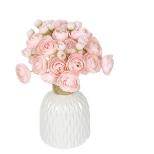 Magnifique bouquet de lotus artificiel en soie, 6 tiges, pour décoration de mariage et de maison - Product Image 3