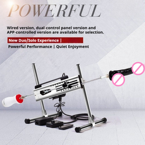Máquina Sexual con Control Remoto Dual por Voz, Dispositivo Telescópico <span class=keywords><strong>Ultra</strong></span> Silencioso, Dildo de Longitud Ajustable, Juguetes Sexuales de Velocidad Variable - Product Image 1